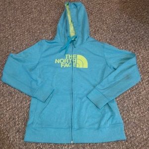 The North Face Blue Zip Up, Size Large